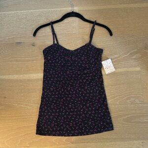 Free People Floral Dit Cami